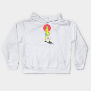 NINJA GIRL Kids Hoodie